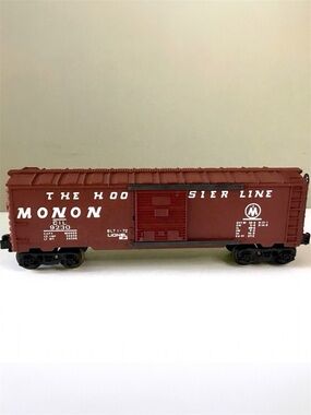 Vintage 1972 Lionel Train Monon Hoosier Line Boxcar 9230 Sliding Doors O Gauge